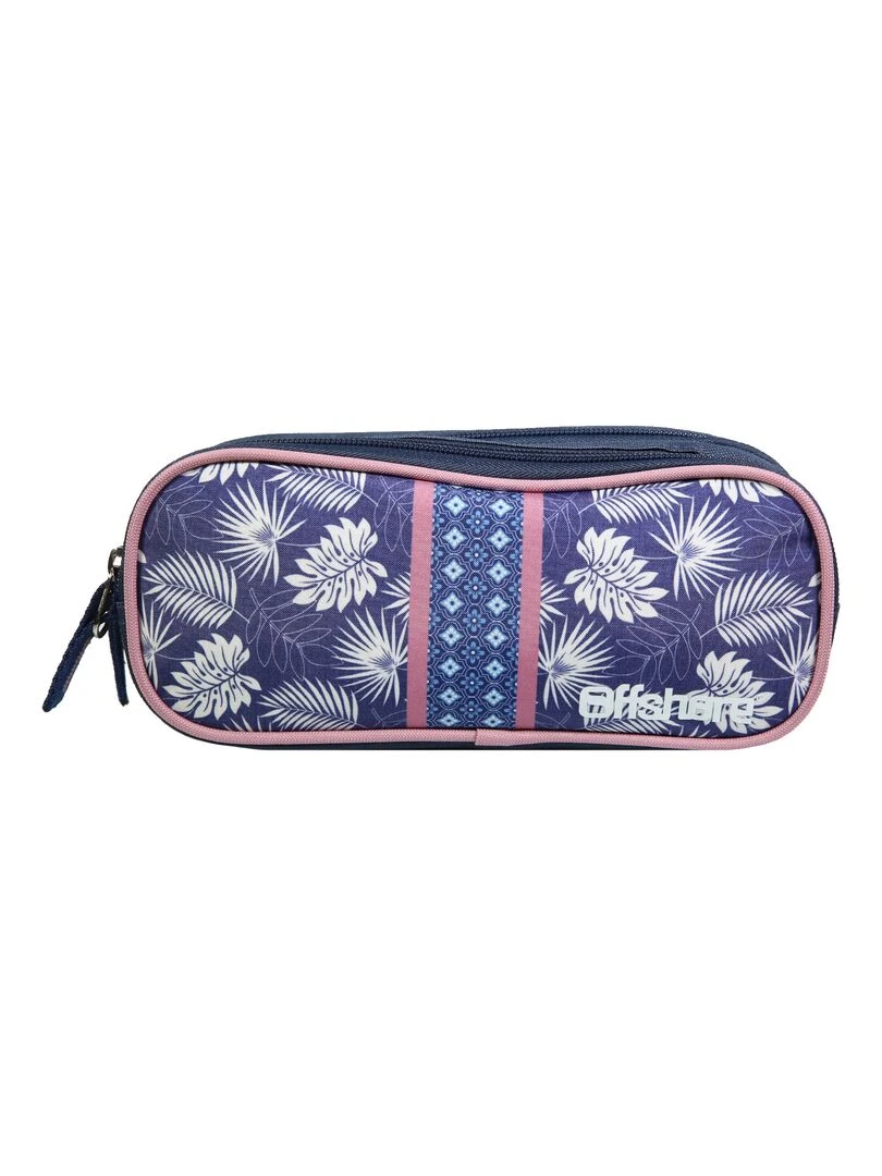 BAGTROTTER Trousse scolaire 2 compartiments Offshore Bleue Bleu