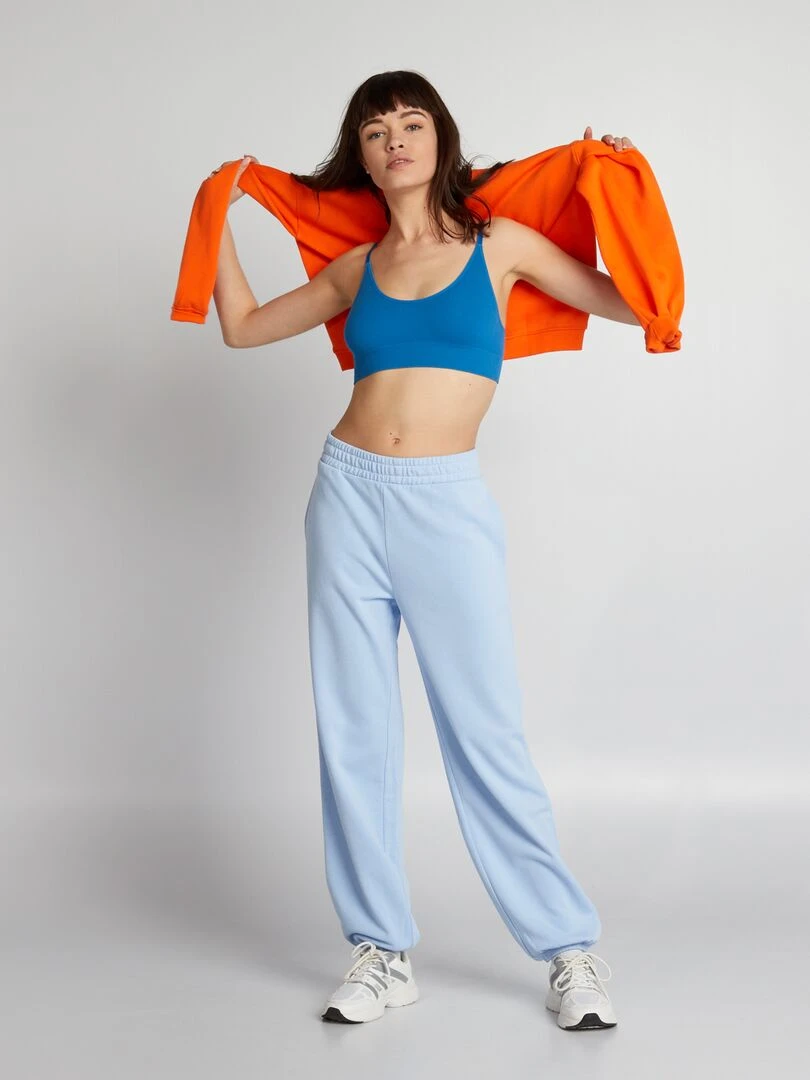 Jogging en molleton Bleu