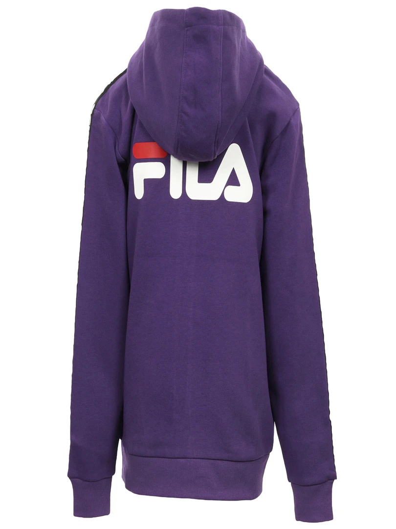 Sweat Adara Tape Zip Jacket Kids Violet