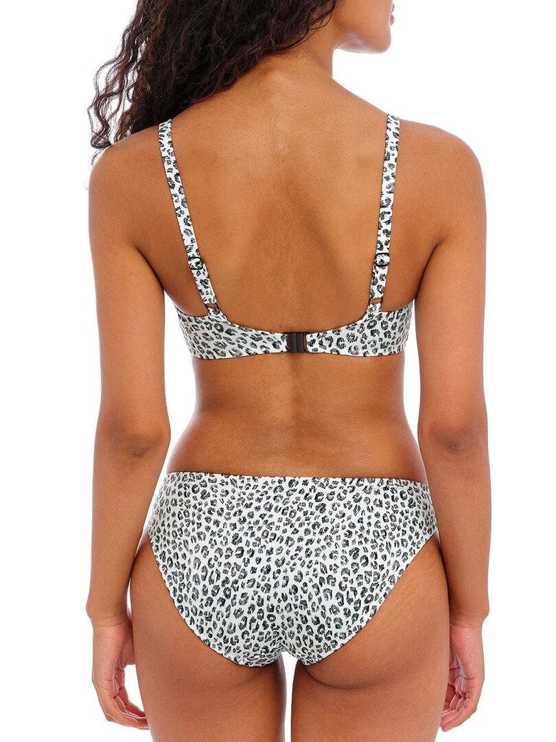 Haut de maillot à armatures bonnets profonds Cala selva   Blanc