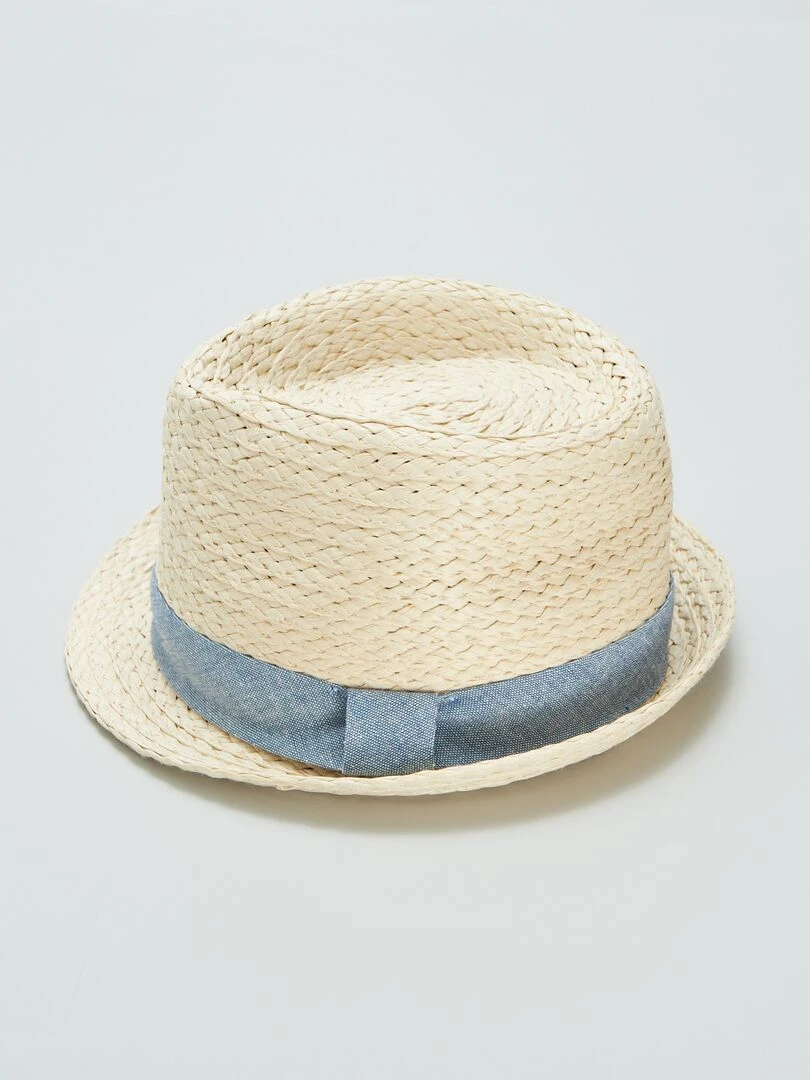 Chapeau de paille   Bleu