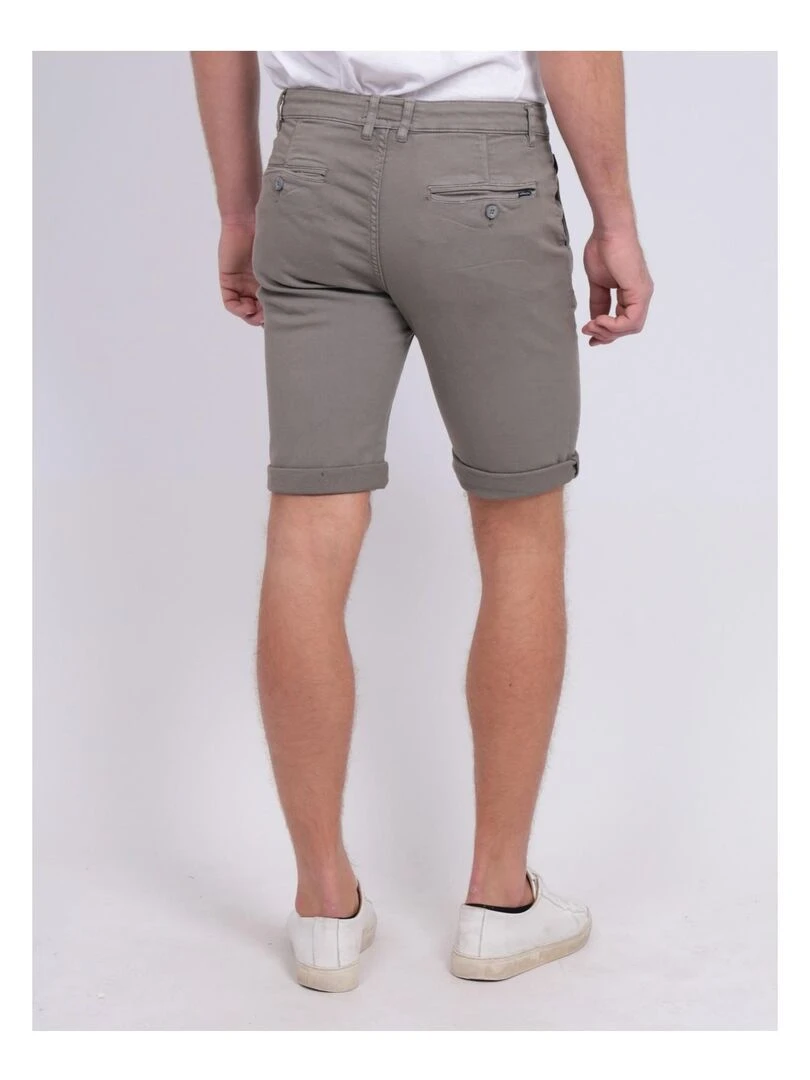 Bermuda chino BAVOLTA Gris clair