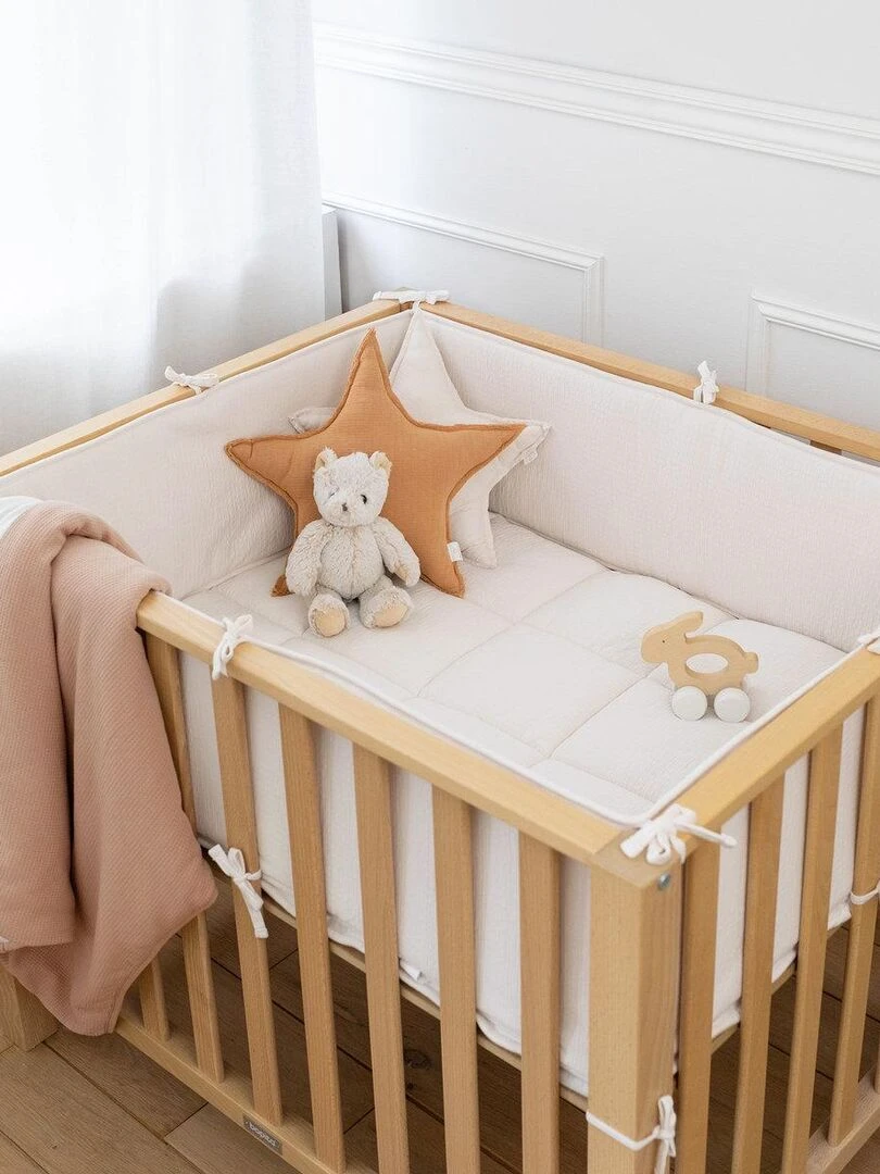 Bemini Tour de parc réversible Pady tetra jersey   Blanc cassé