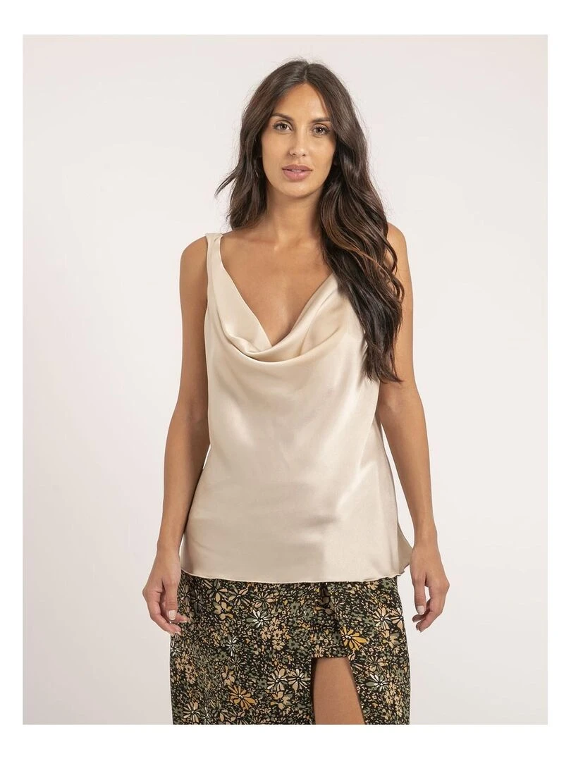 Caraco satin FELANA Beige