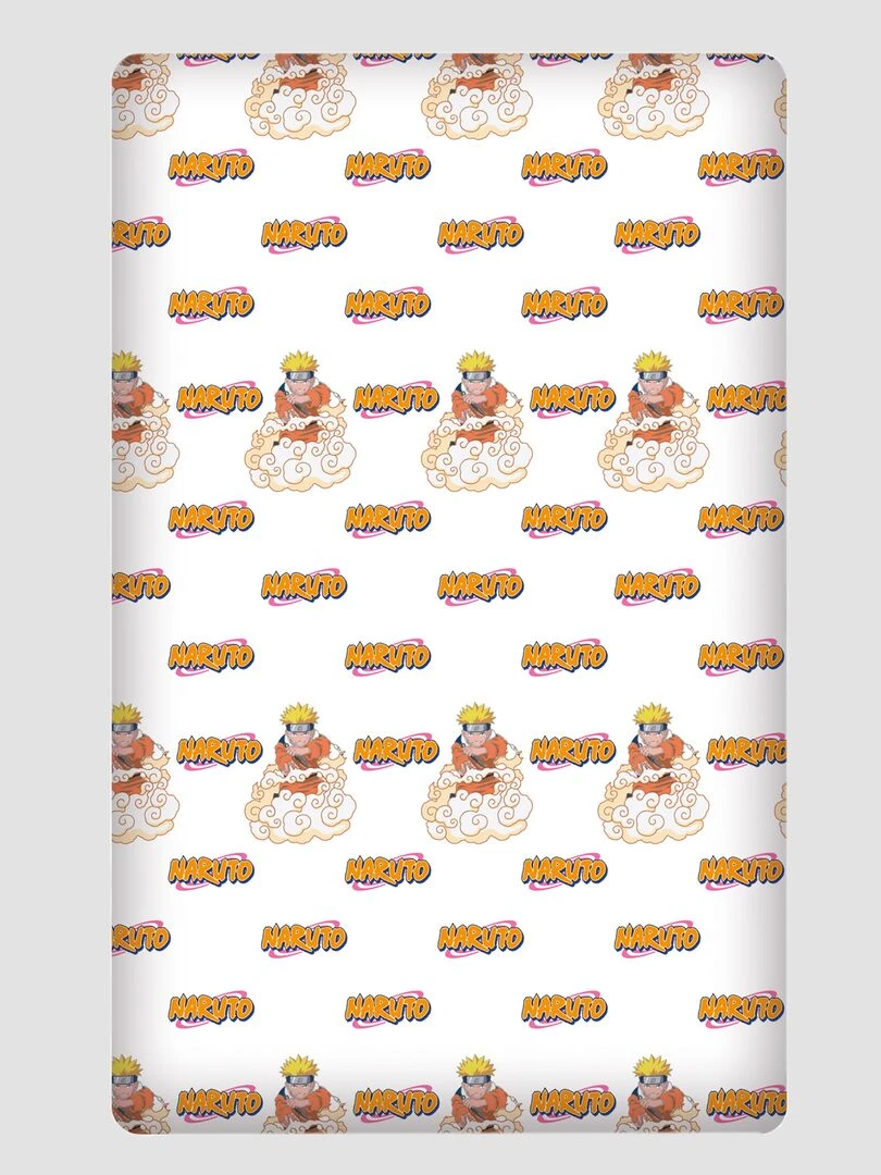 Drap housse 'Naruto' Jaune