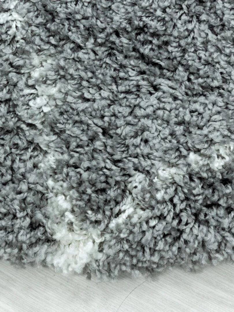 Tapis berbère style SHAGGY A OEKO TEX®   Gris