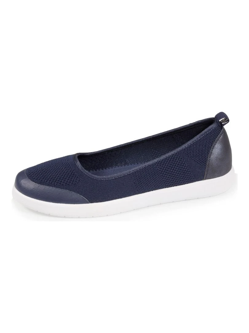 Ballerines Femme slip on Marine Bleu marine