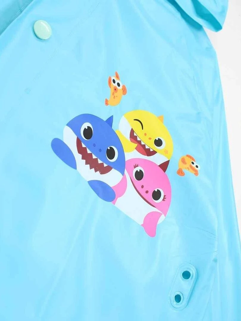 Disney   Impermeable fille imprimé Baby Shark   Bleu