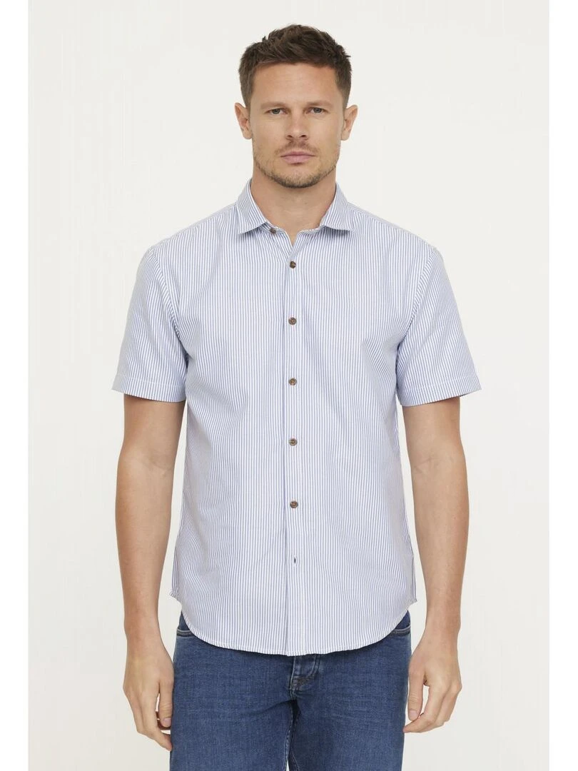 Lee Cooper Chemise manches courtes coton regular DASTO Bleu marine