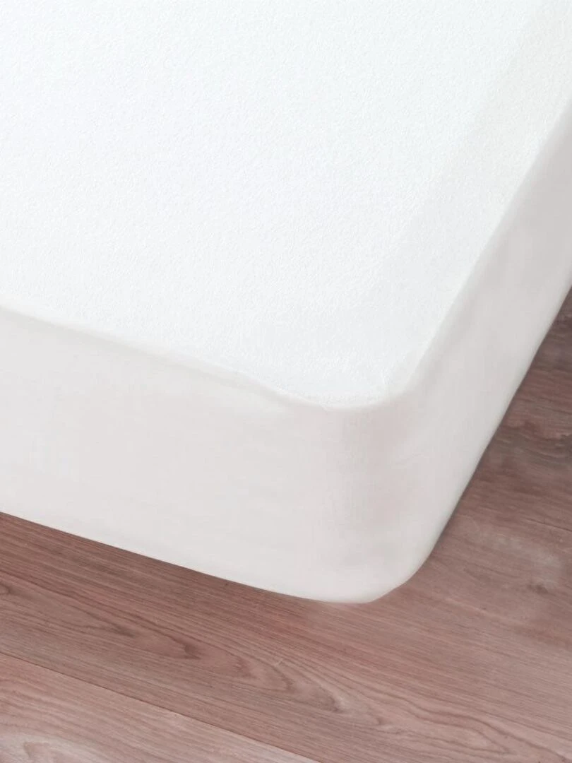 DUNLOPILLO Protège Matelas Douceur Palace Blanc