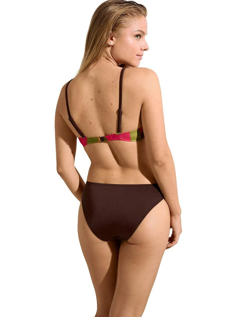 Bas maillot slip de bain Viviero   Marron