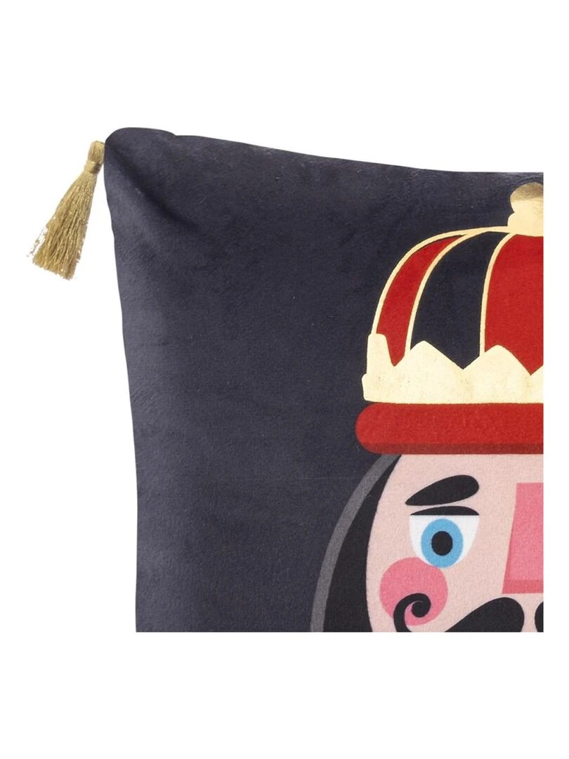 Coussin 40x40 Casse noisette Bleu
