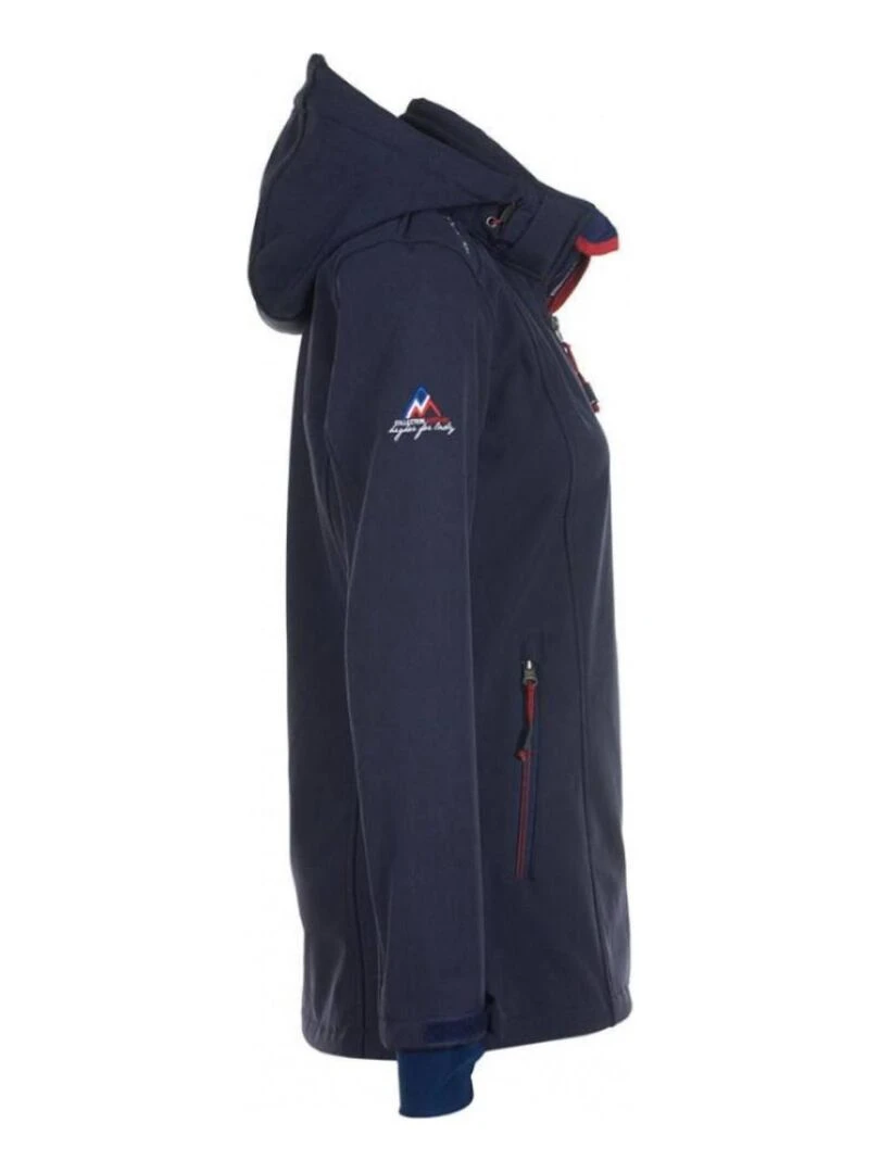 Blouson softshell femme AMONT   PEAK MOUNTAIN   Bleu marine