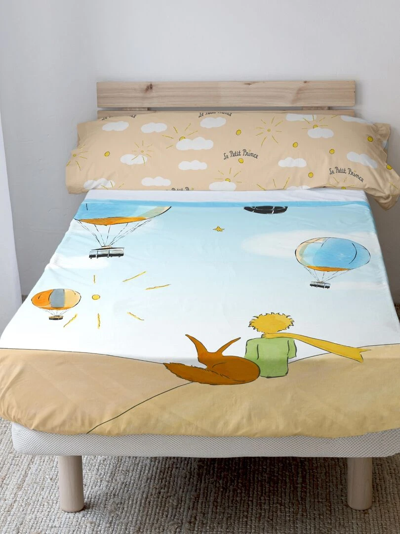 Parure de lit 2 pièces Montgolfiere "Happyfriday"   Blanc