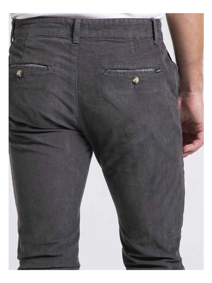 Pantalon chino molleton VICTORIAVIL   Gris