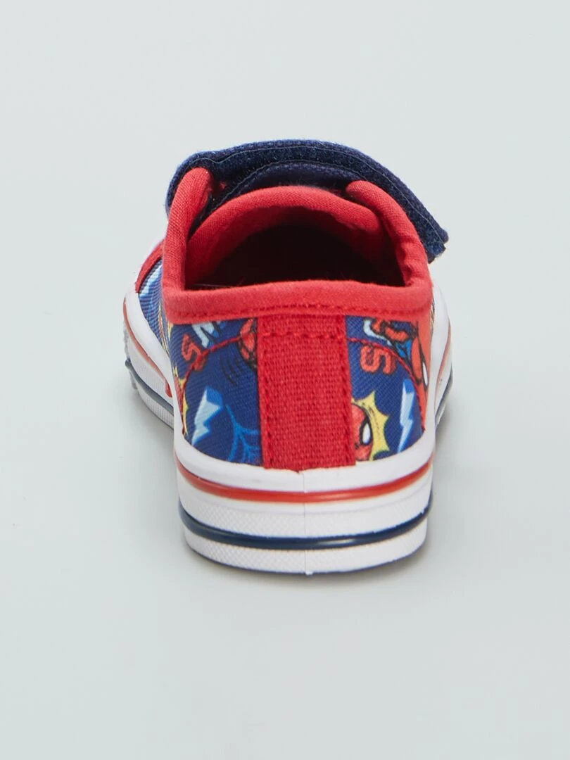 Baskets en toile 'Spiderman'   Bleu/rouge