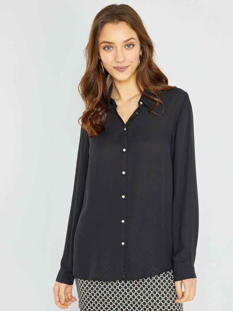 Chemise fluide   noir