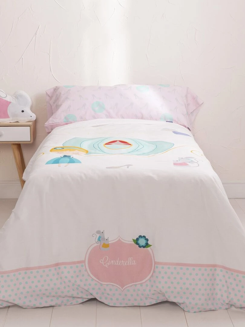 Parure housse de couette 2 pièces Pumpkin "Happyfriday"   Bleu Jaune