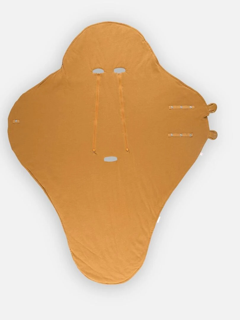 Couverture promenade en jersey BIO  ocre   Noukie's   Jaune