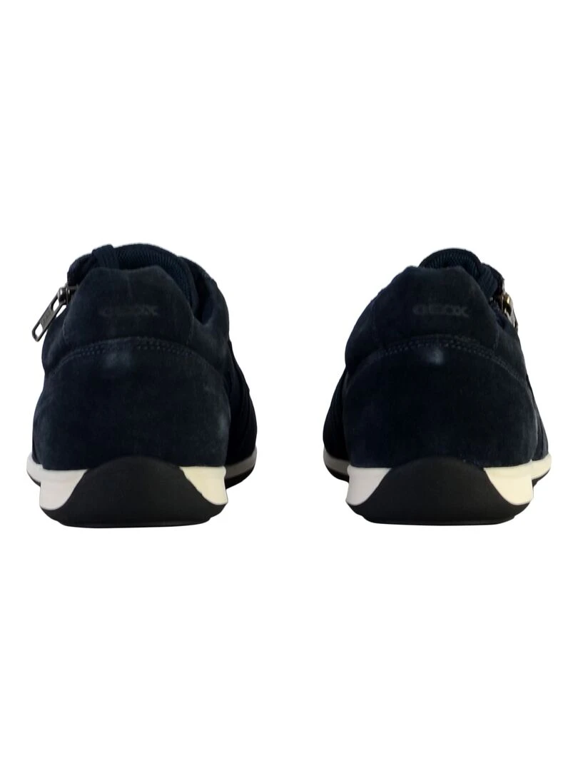 Basket Cuir Geox Ionio   Bleu