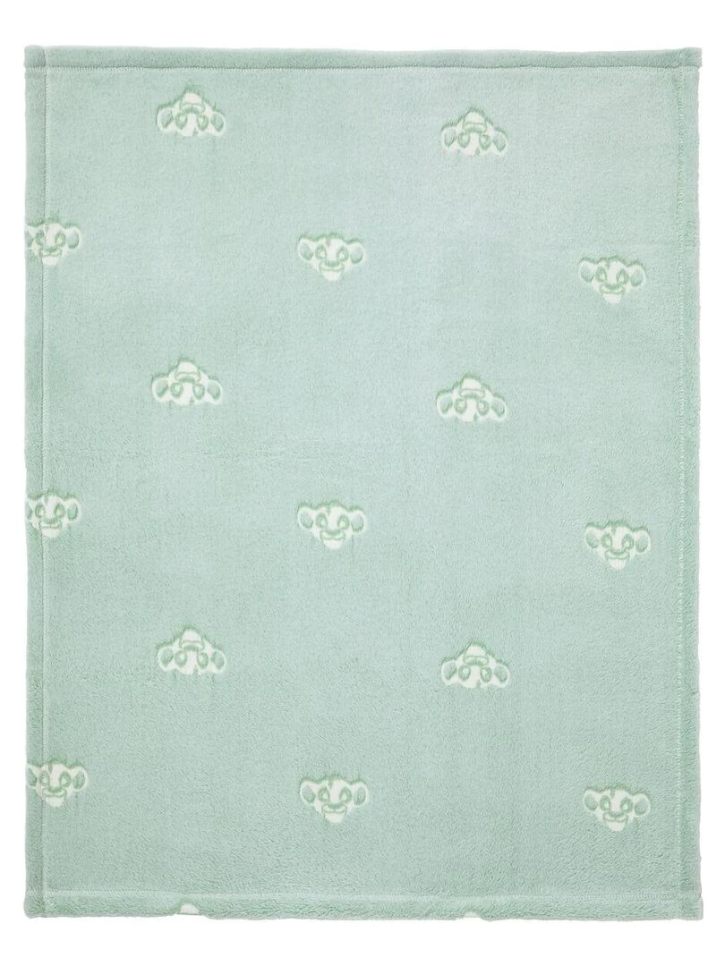 Couverture bébé phosphorescente Roi Lion Cosy Time Vert tilleul