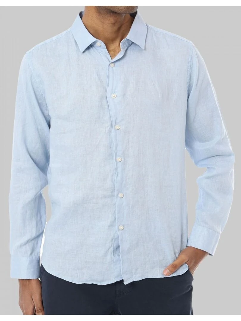 Chemise Lin Kebello Bleu ciel
