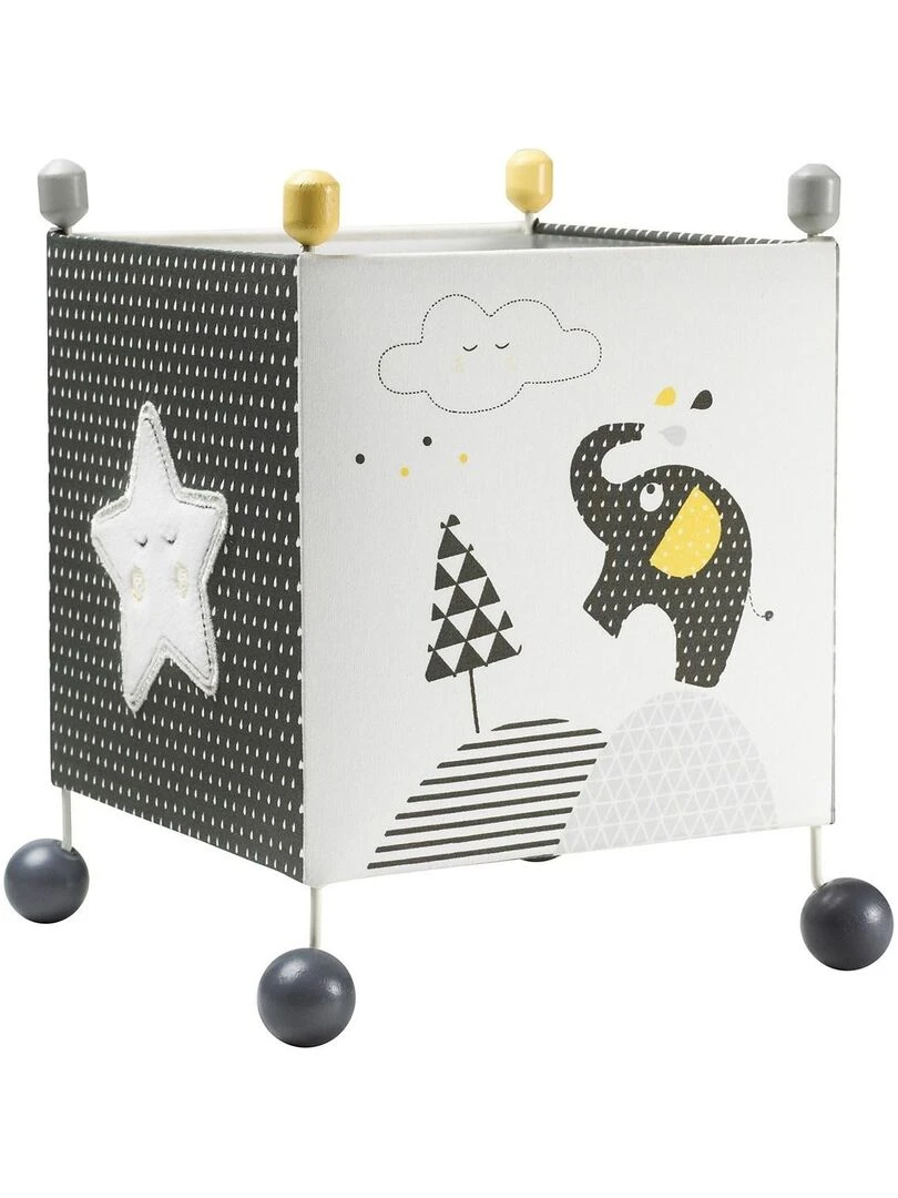Luminaire enfant à poser en coton gris SAUTHON Gris