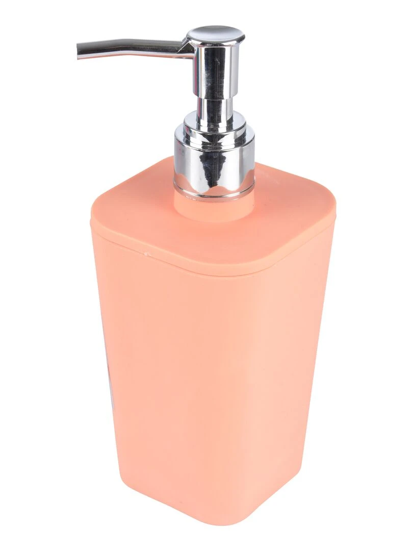 Distributeur de Savon Vitamines Soft Touche corail Orange