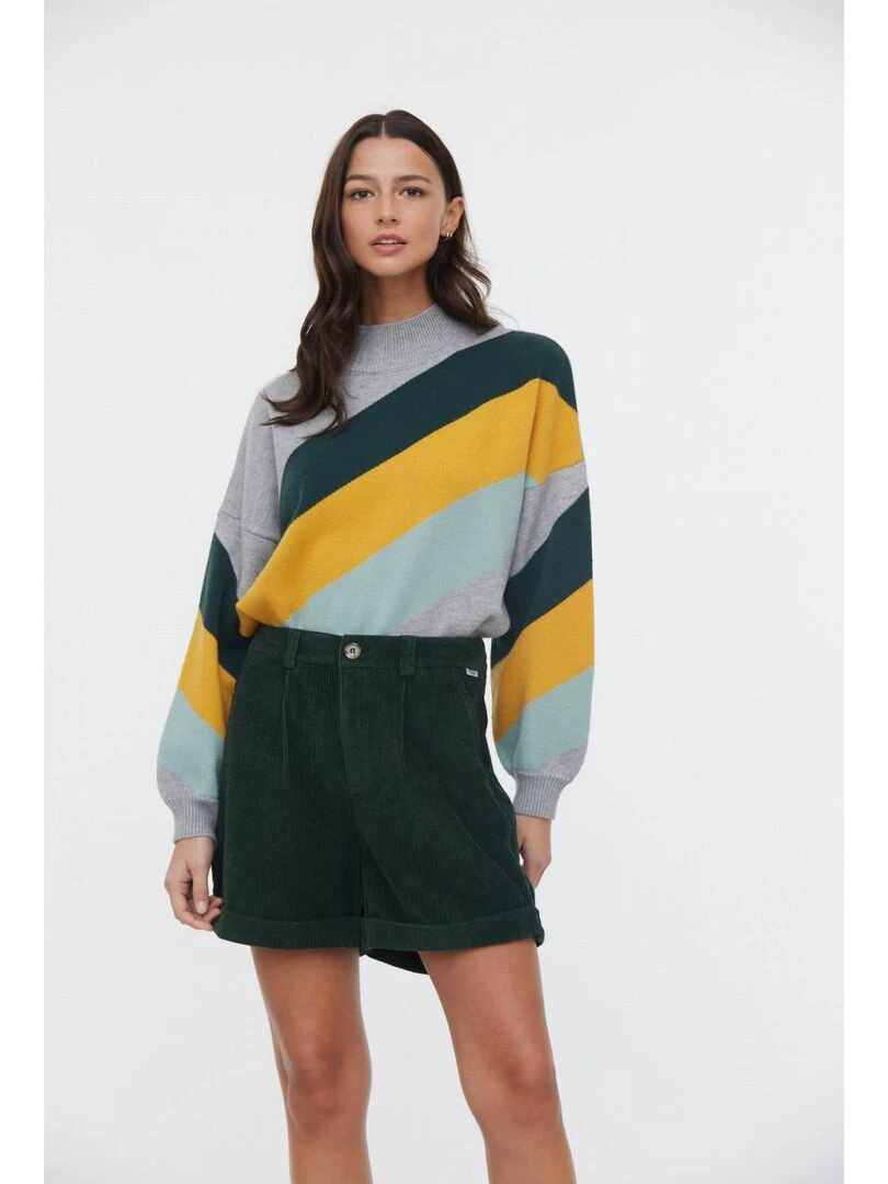 Lee Cooper Short coton regular NOLY Vert