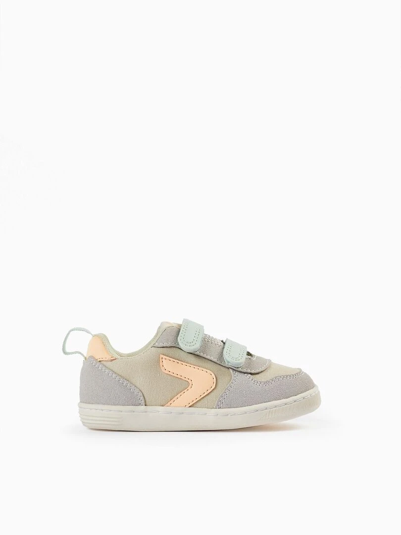 Baskets pour Bébé Fille 'ZY Move' THE WAVE TRIBE Beige clair