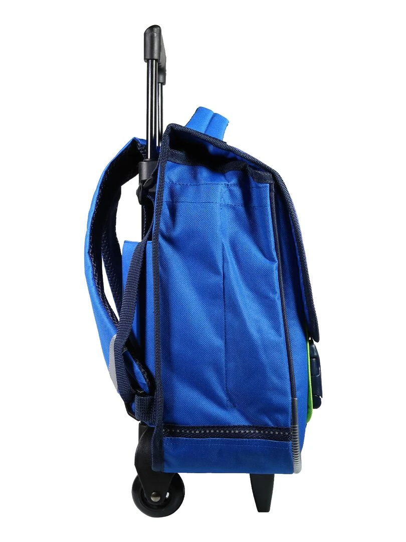 BAGTROTTER Cartable à roulettes 38 cm Ligue 1 Football Bleu   Bleu
