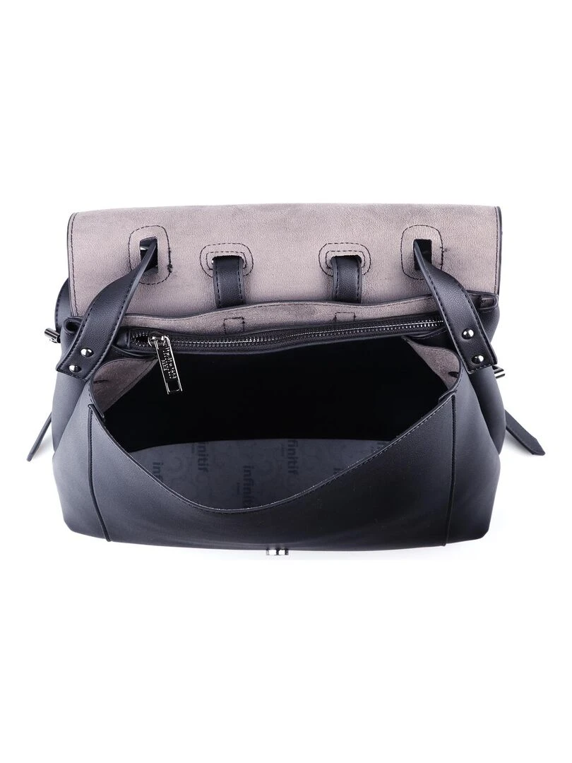 INFINITIF   SAC A MAIN ZINNIA   Noir