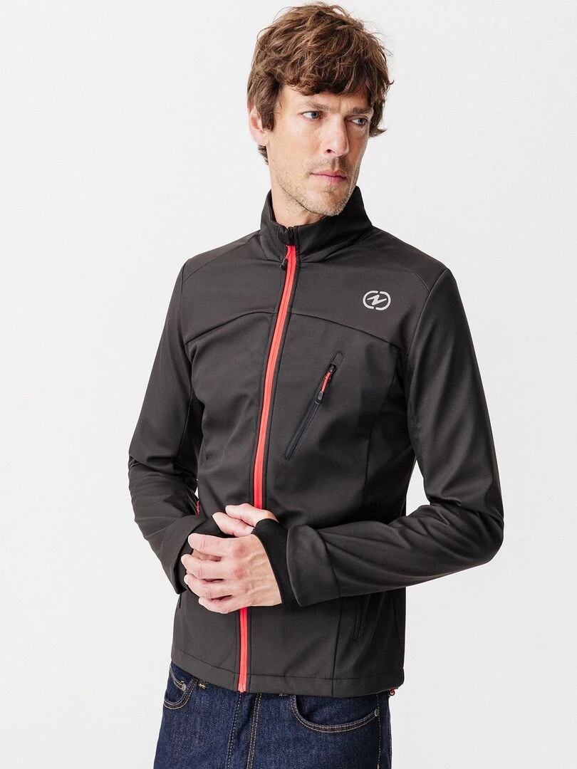 Veste soft Shell 5000 homme DamartSport Noir