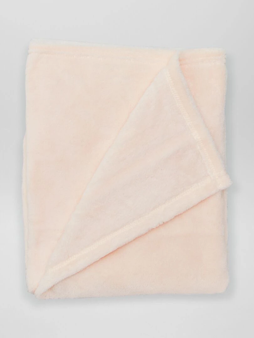 Plaid bébé polaire   Rose
