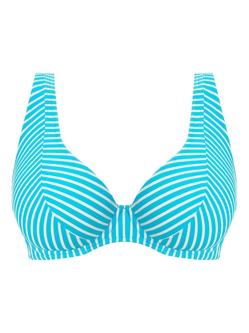 Haut de maillot rayé avec armatures Jewel cove stripe   Bleu