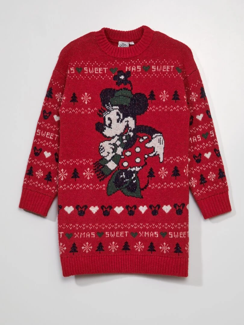 Robe pull 'Minnie' Rouge