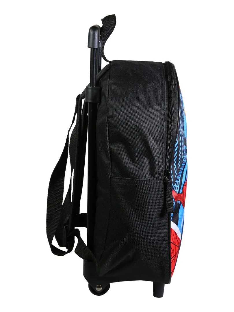 BAGTROTTER Sac à dos à roulettes 31 cm maternelle Spider Man Bleu Skyscrapers   Bleu