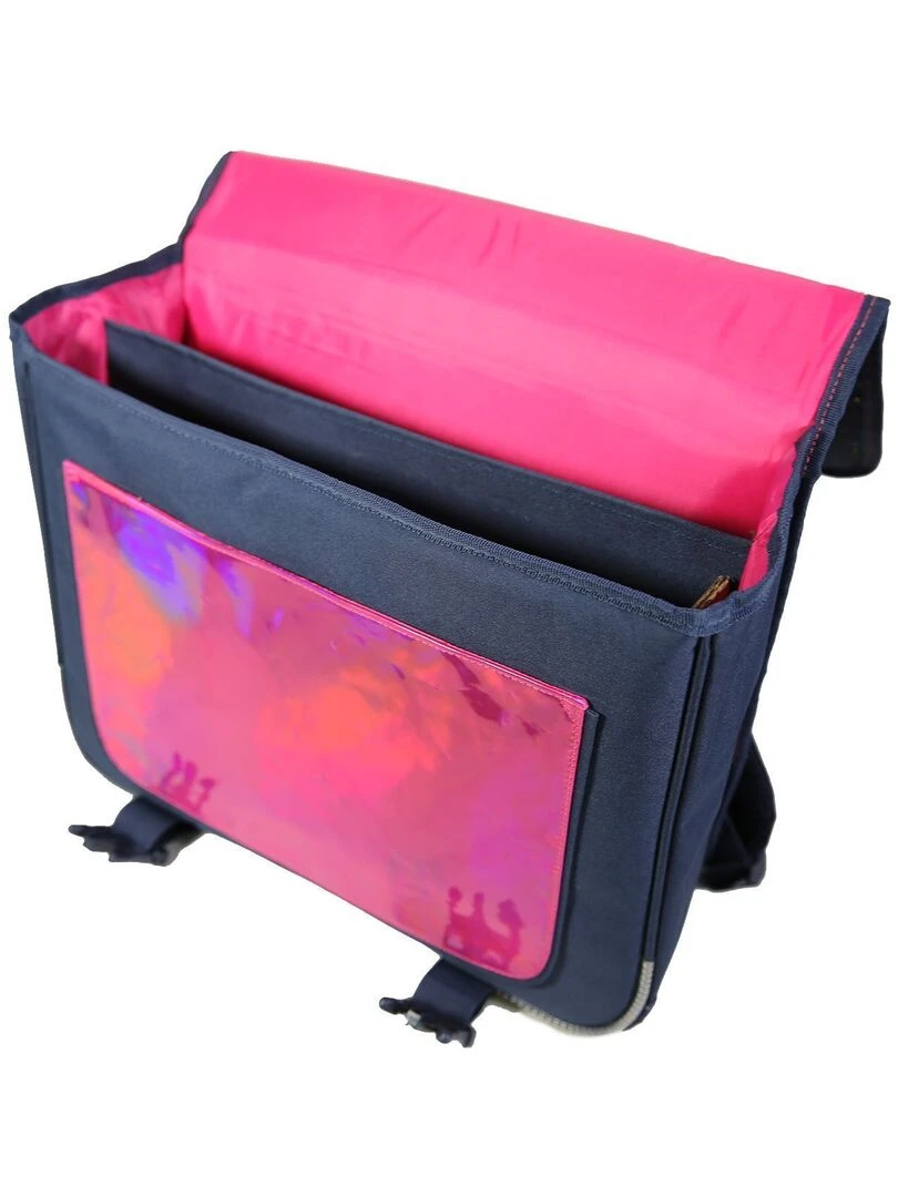 Cartable 38 cm Cybel Cheval / Licorne Marine et Rose Bagtrotter   Bleu