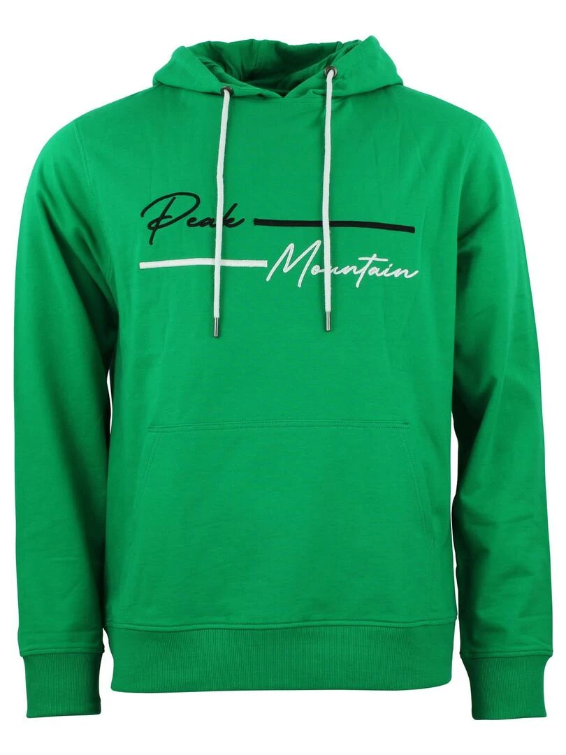Sweat à capuche homme CODEK PEAK MOUNTAIN Vert