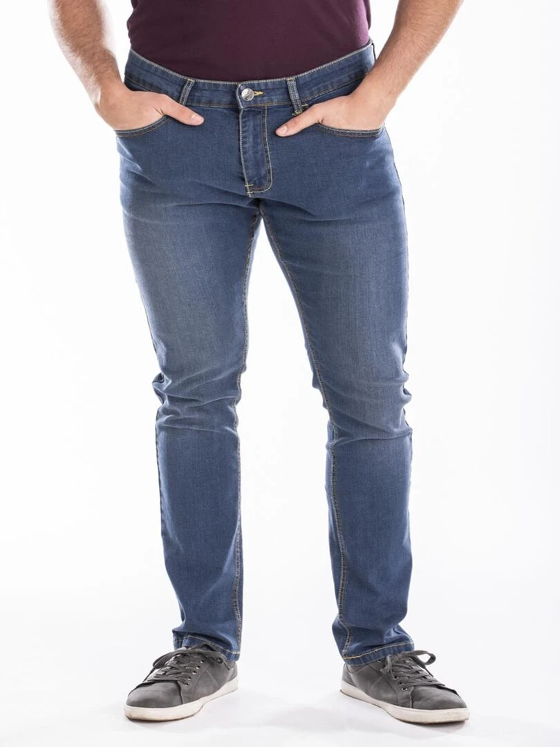 Jeans RL80 Fibreflex® brossé coupe droite ajustée 'Rica Lewis' Bleu