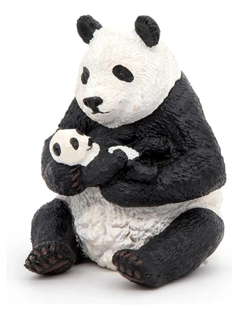 Figurine : Panda assis et son bébé   N/A