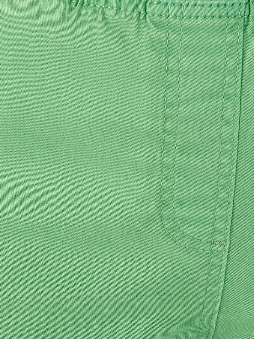 Pantacourt gabardine extensible   Damart   Vert