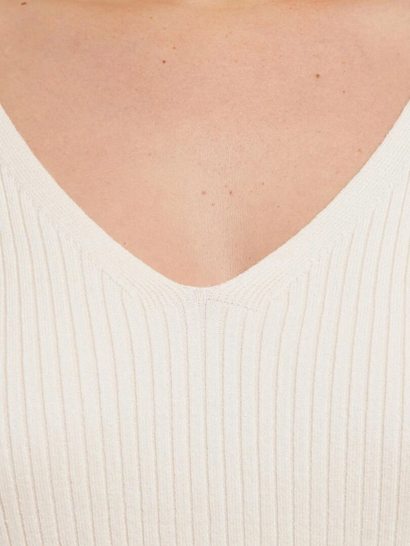 Cafe top viscose   Ecru