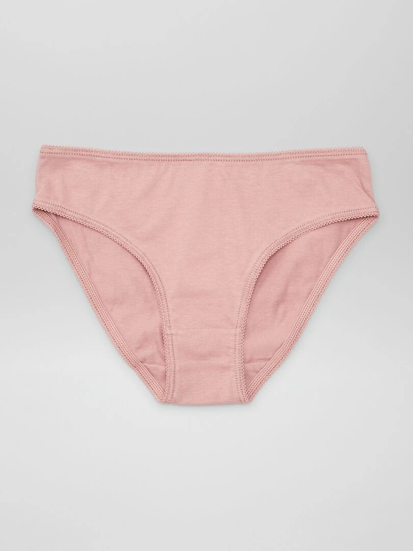 Lot de 7 culottes unies   Bleu