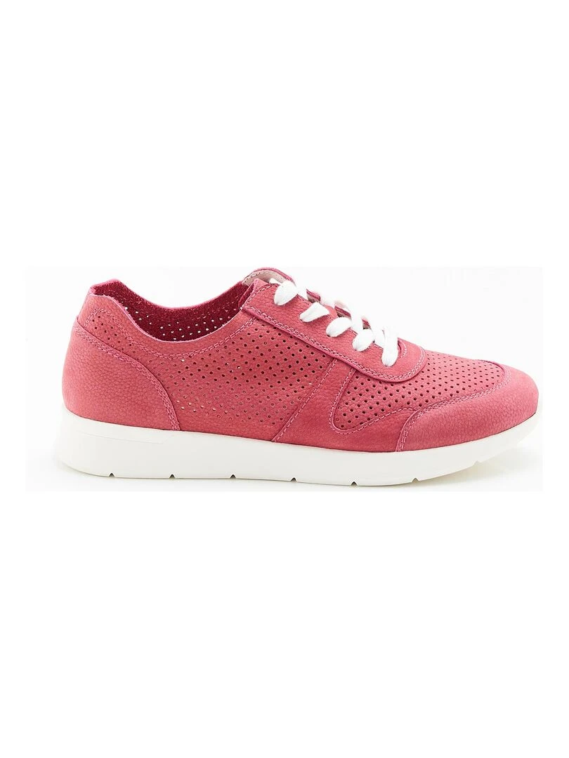 Tennis aspect nubuck légères Amortyl   Damart   Rose foncé