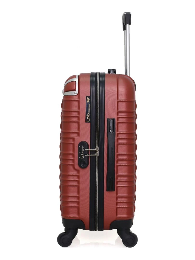 LPB LUGGAGE   VALISE CABINE ABS GIULIA 4 ROUES 55 CM   Rouge