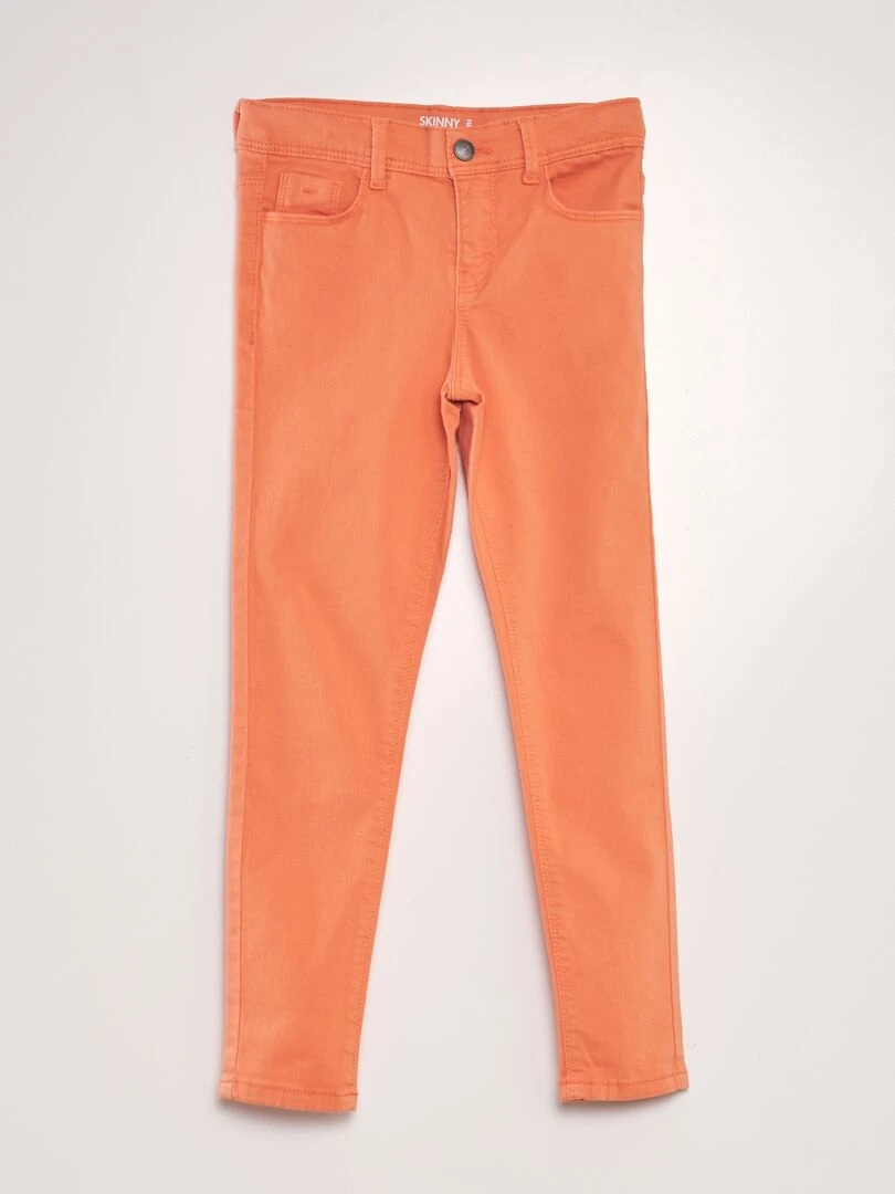 Jean skinny 5 poches Corail