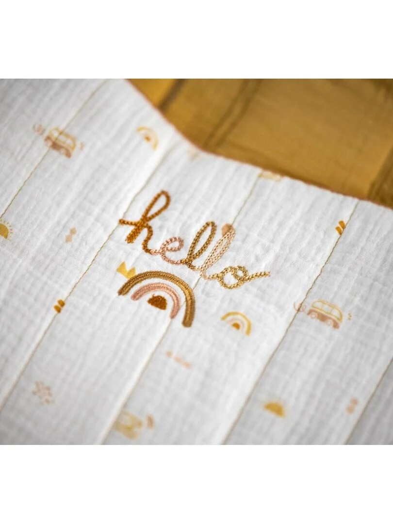 Nid d'ange 5 attaches 0 3 mois blanc   SAUTHON   Blanc