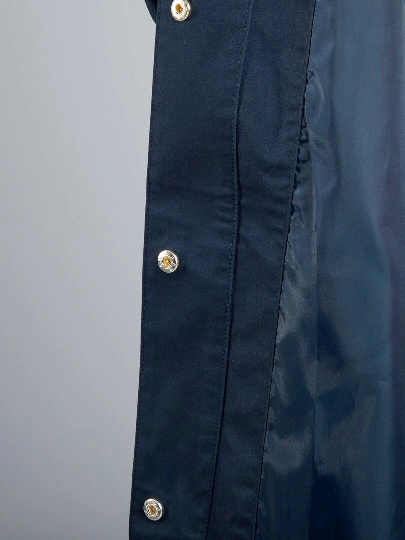 Parka à capuche   Bleu