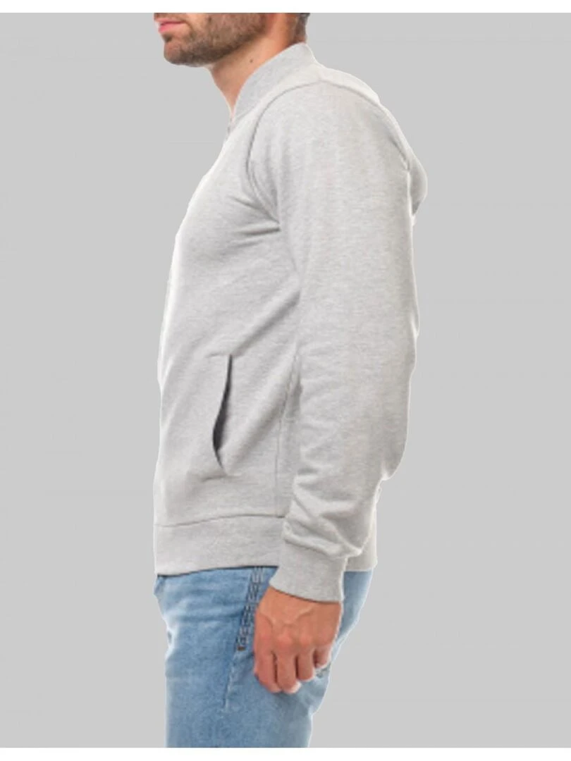 Gilet zippé Kebello Gris